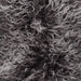 Mongolian Fur Throw - 90cm - Charcoal Snow