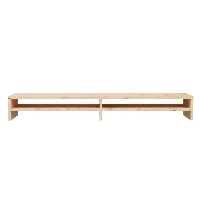 Monitor Stand 100x24x13 Cm Solid Wood Pine Notkok