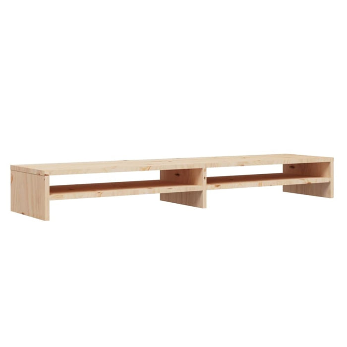 Monitor Stand 100x24x13 Cm Solid Wood Pine Notkok
