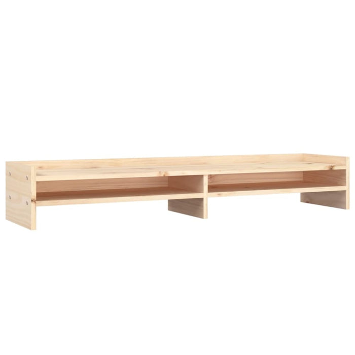 Monitor Stand 100x24x16 Cm Solid Wood Pine Notknk