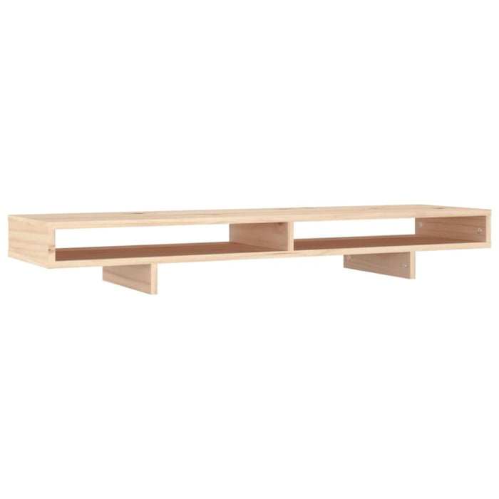 Monitor Stand 100x27x14 Cm Solid Wood Pine Noabba