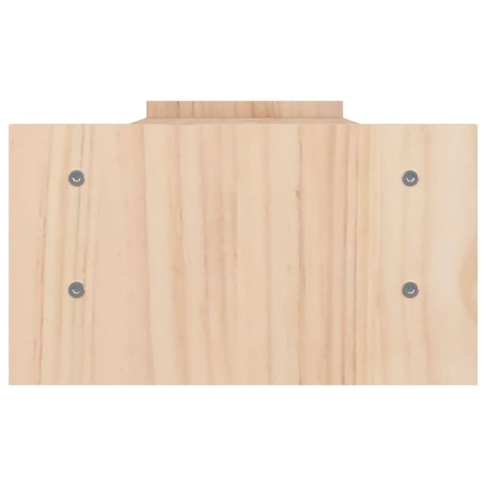 Monitor Stand 100x27x15 Cm Solid Wood Pine Noabxa