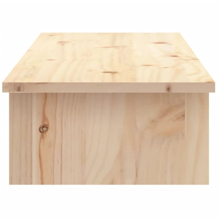 Monitor Stand 100x27x15 Cm Solid Wood Pine Notkik
