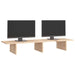 Monitor Stand 100x27x15 Cm Solid Wood Pine Notkik