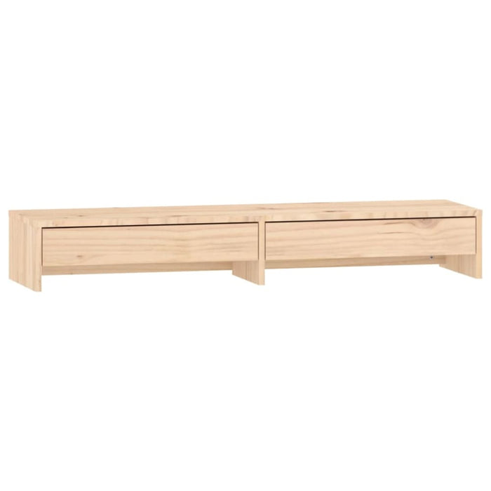 Monitor Stand 100x27x15 Cm Solid Wood Pine Notkpk