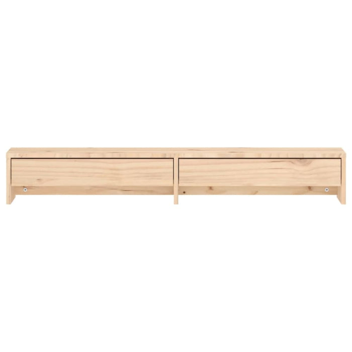Monitor Stand 100x27x15 Cm Solid Wood Pine Notkpk