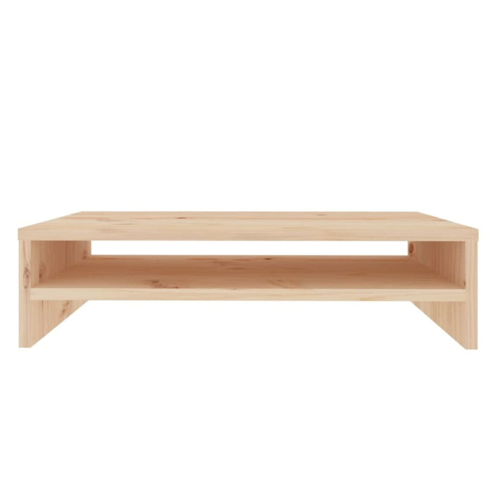 Monitor Stand 50x24x13 Cm Solid Wood Pine Notkoa