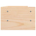 Monitor Stand 50x24x16 Cm Solid Wood Pine Notkna