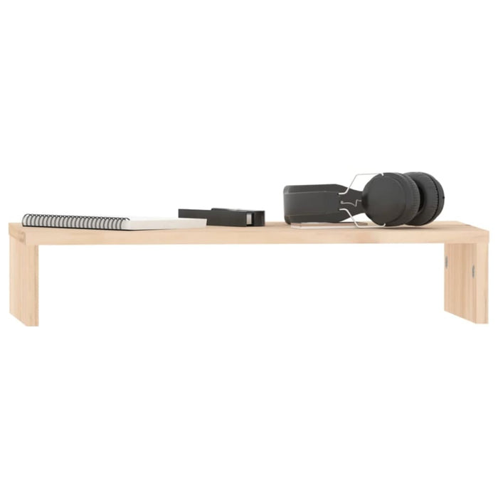 Monitor Stand 50x27x10 Cm Solid Wood Pine Notkaa