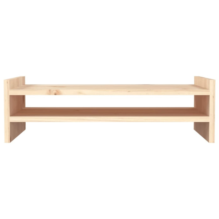 Monitor Stand 50x27x15 Cm Solid Wood Pine Noabok