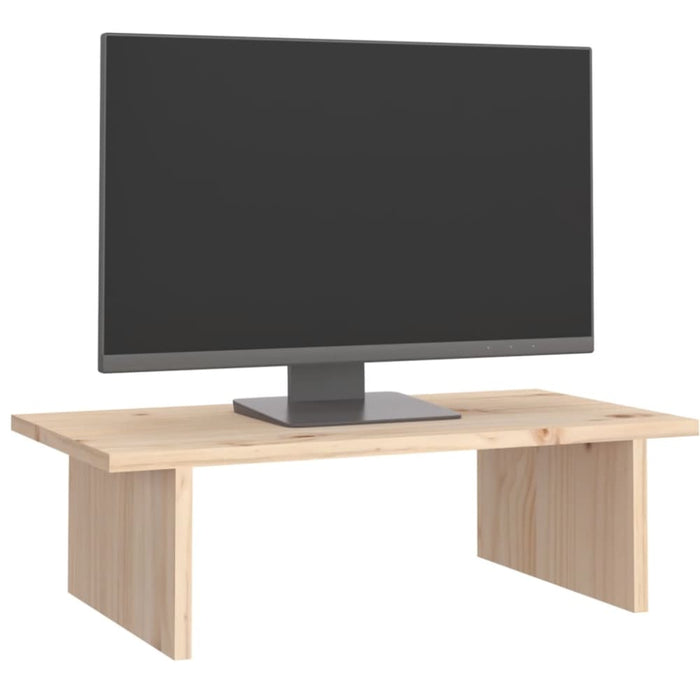 Monitor Stand 50x27x15 Cm Solid Wood Pine Notkia