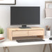 Monitor Stand 50x27x15 Cm Solid Wood Pine Notkpa