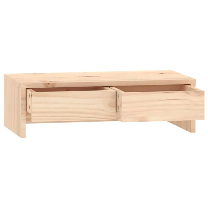 Monitor Stand 50x27x15 Cm Solid Wood Pine Notkpa