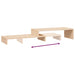 Monitor Stand (52-101)x22x14 Cm Solid Wood Pine Noaboa