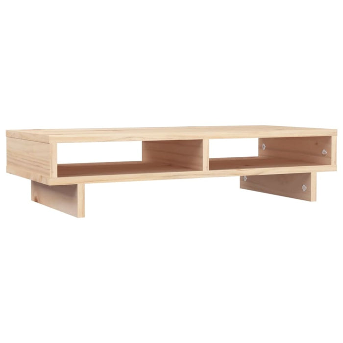 Monitor Stand 60x27x14 Cm Solid Wood Pine Notkkk
