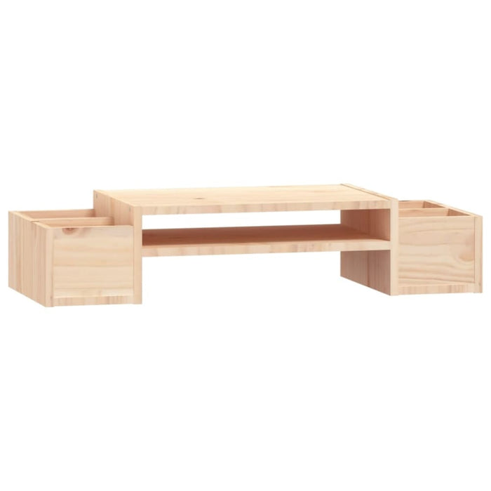 Monitor Stand 70x27.5x15 Cm Solid Wood Pine Notkla