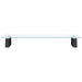 Monitor Stand Black 60x20x8 Cm Tempered Glass And Metal