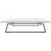 Monitor Stand Black 80x35x8 Cm Tempered Glass And Metal