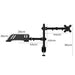 Monitor Stand Arm Display Desk Mount Holder Bracket Screen