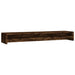 Monitor Stand Smoked Oak 100x24x13 Cm Engineered Wood Nopxko
