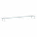 Monitor Stand White 100x20x8 Cm Tempered Glass And Metal