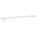 Monitor Stand White 100x20x8 Cm Tempered Glass And Metal