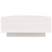 Monitor Stand White 100x27x14 Cm Solid Wood Pine Noabbp