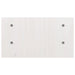 Monitor Stand White 50x27x15 Cm Solid Wood Pine Noabxb