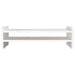 Monitor Stand White 50x27x15 Cm Solid Wood Pine Noabxb