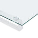 Monitor Stand White 60x20x8 Cm Tempered Glass And Metal