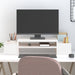 Monitor Stand White 70x27.5x15 Cm Solid Wood Pine Notklp