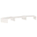 Monitor Stand White 80x24x10.5 Cm Solid Wood Pine Notkab
