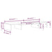 Monitor Stand White 80x24x10.5 Cm Solid Wood Pine Notkab