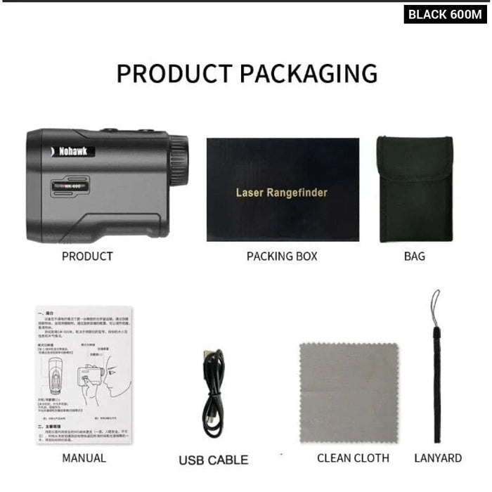 Monocular Rangefinder with Slope Compensation