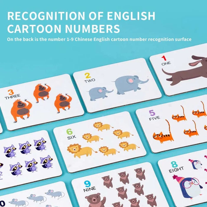 Montessori Math Props for Baby Cognitive Pairing Puzzle