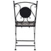 Mosaic Bistro Chairs 2 Pcs Grey Aliol