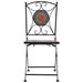 Mosaic Bistro Chairs 2 Pcs Orange Grey Alion