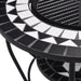 Mosaic Fire Pit Table Black and Whiteceramic Alixp
