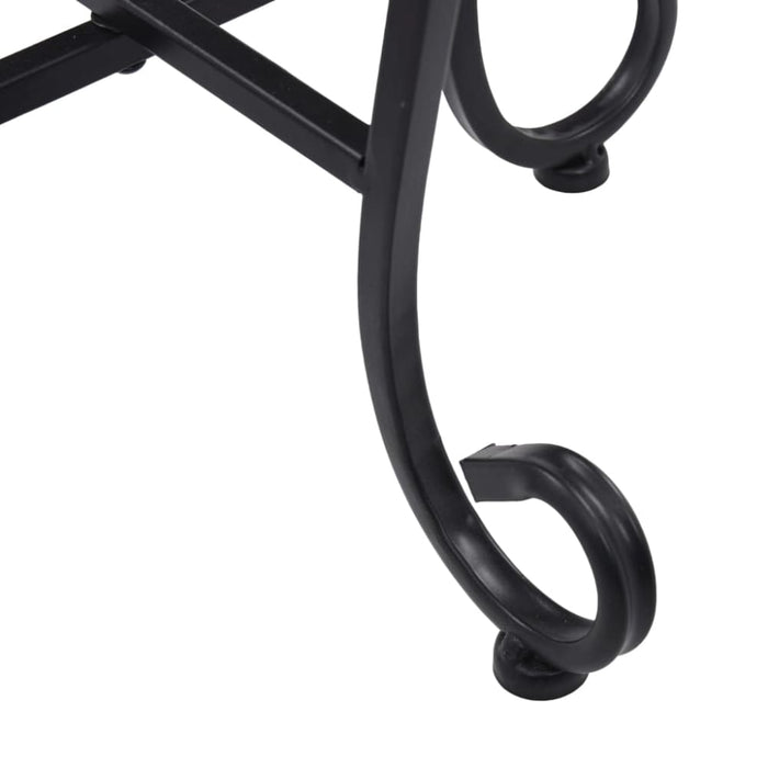 Mosaic Tables 3 Pcs Terracotta and White Ceramic Aliba