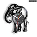 Mother and Baby Giraffe Elephant Wall Clock