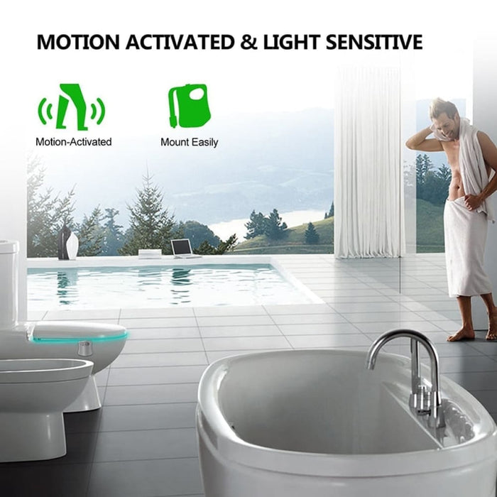 Motion Sensor Toilet Light Led Night Lights 8 Colours