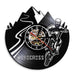 Motocross Bike Led Vinyl Record Wall Clock Boy Room Home