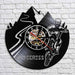 Motocross Bike Led Vinyl Record Wall Clock Boy Room Home