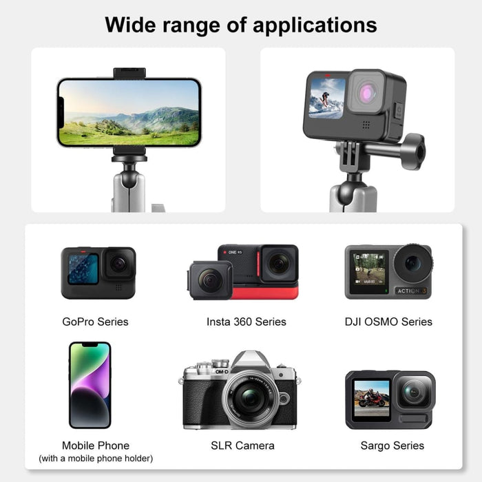 Motorcycle Crab Pliers Clip Arm Mount With Adapter And Long