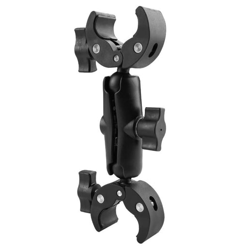 Motorcycle Dual Heads Crabs Clamps Handlebar Fixed Mount