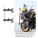 Motorcycle Dual Heads Crabs Clamps Handlebar Fixed Mount