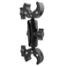Motorcycle Dual Heads Crabs Clamps Handlebar Fixed Mount