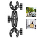 Motorcycle Dualheads Crab Clamp Action Camera Handlebar