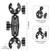 Motorcycle Dualheads Crab Clamp Action Camera Handlebar
