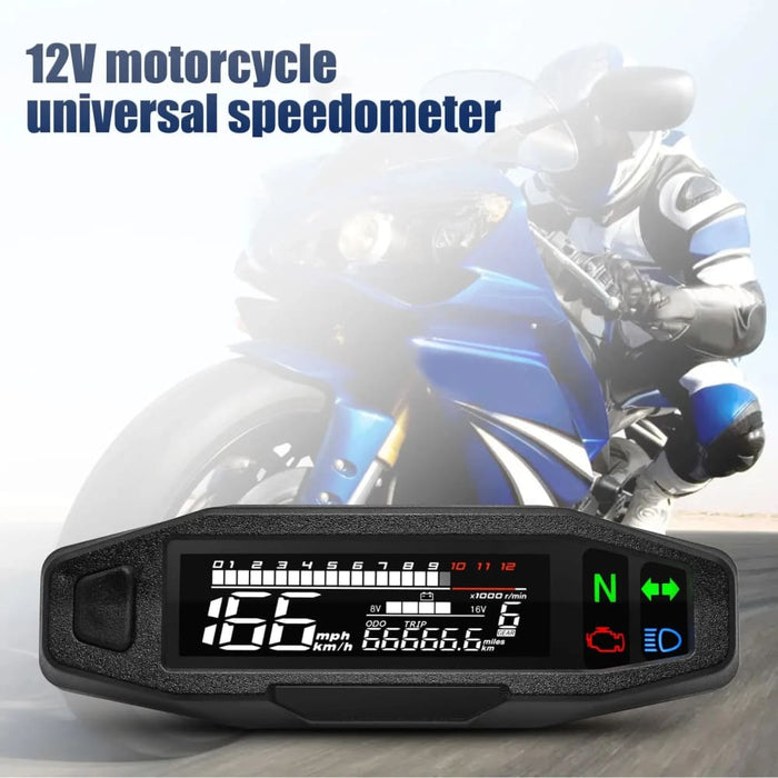 Motorcycle Speedometer With Led Display